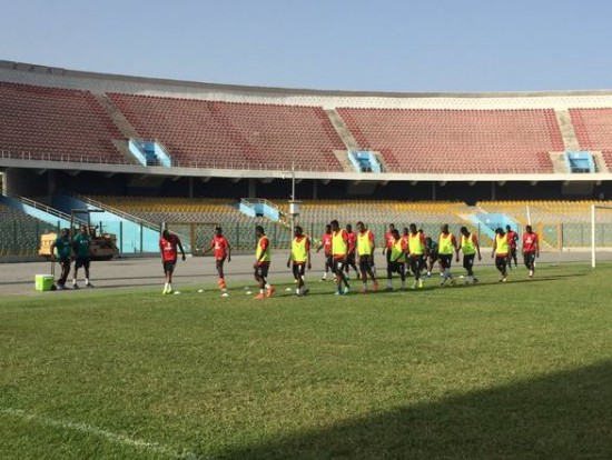 The Stars at training