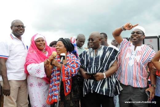 NPP women speak gathered crowd at durbar