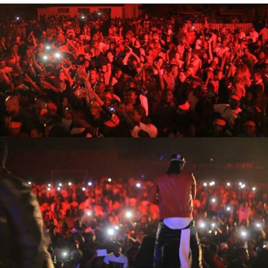 Paul Okoye of Psquare performs alone in Congo