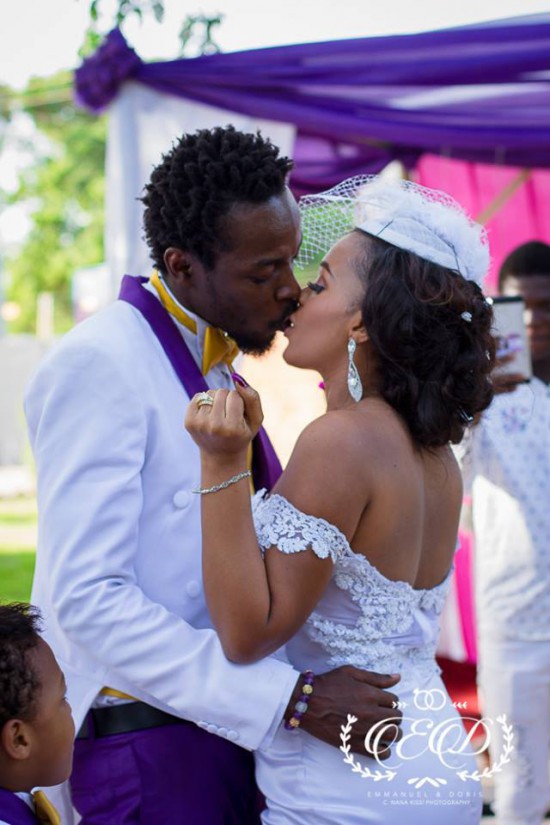 Kwaw Kese and his wife Doris Kyei Baffour