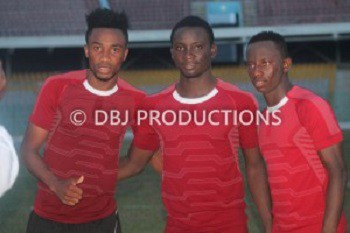 Samuel Tetteh, Dauda Mohammed and Yaw Yeboah