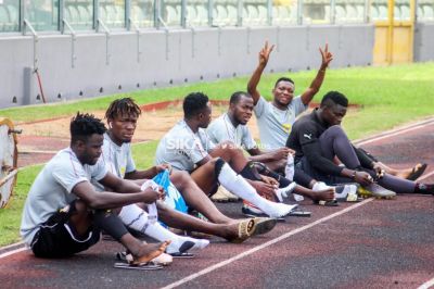 Local Black Stars training at Baba Yara Stadium ahead of Burkina Faso CHAN qualifier