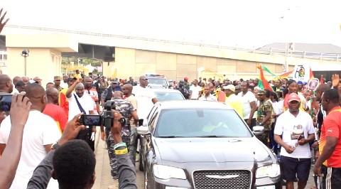 Arrival of the vice president