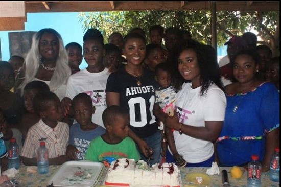 Ahoufe Patri celebrates birthday with Orphans