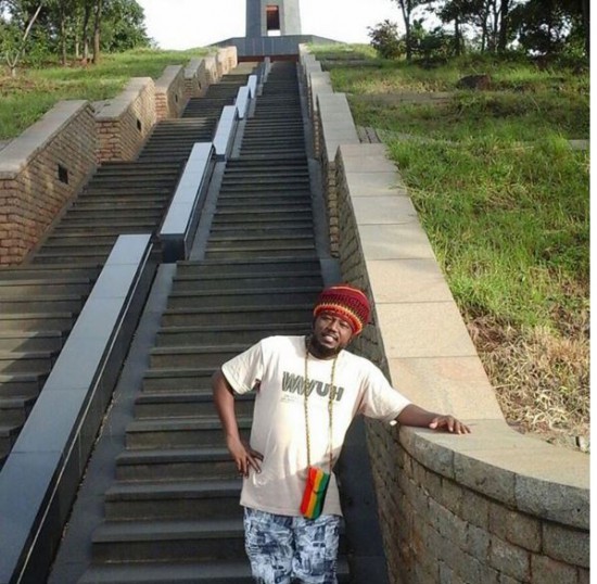 blakkrasta at the Heroes Acre in Harare, Zimbabwe