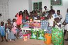 Actress Christabel Ekeh donates to Teshie Orphanage