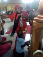 Patience Ozokwor spotted preaching in Alaba