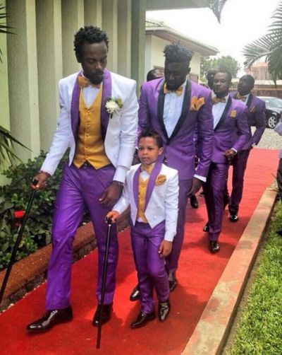 Photos: Kwaw Kese and Pokua's white wedding